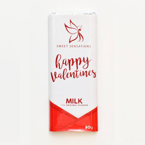 Customised Valentines Chocolate Bar