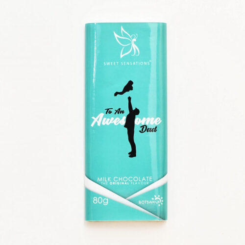 Customised Fathers Day Chocolate Bar